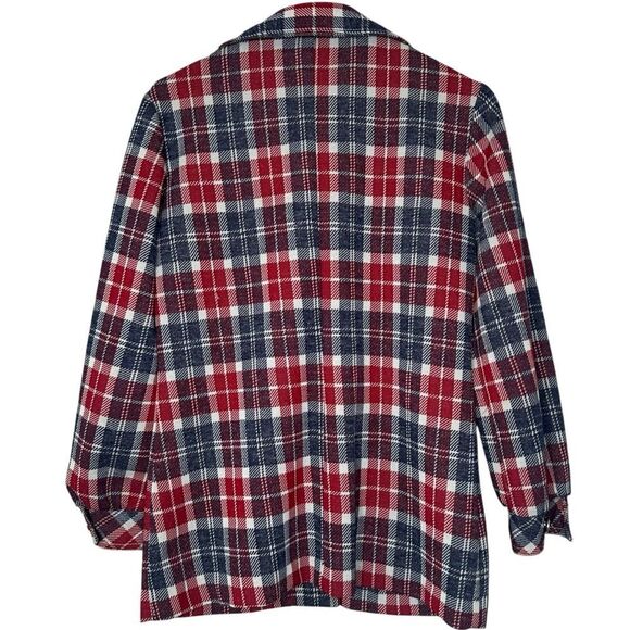 |VTG| STOCKTON Plaid Button Down Jacket - Picture 4 of 5
